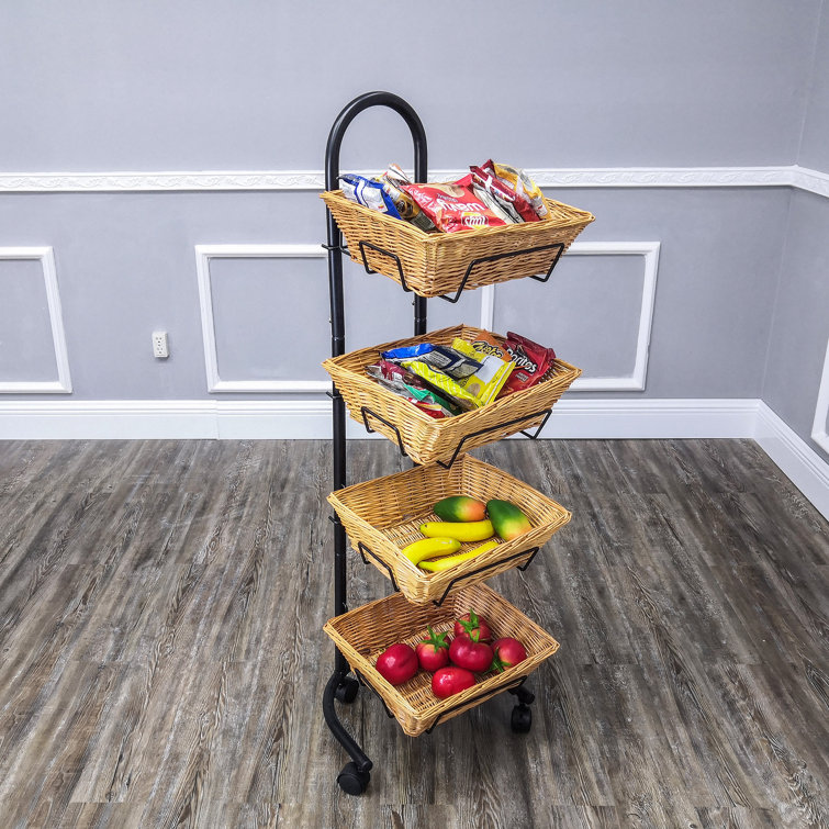 Wicker baskets for deals kitchen